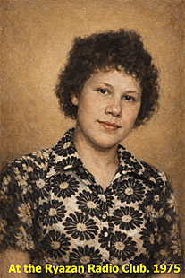 At the Ryazan Radio Club. 1975