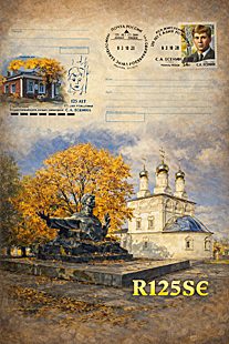 R125SE. 125th anniversary of the birth of poet Esenin. 2020