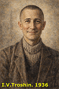 I. V. Troshin, amateur radio activist from Ryazan, 1936