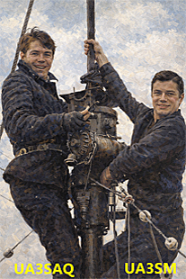 oop. UK3SAB. UA3SAQ Shevtsov Stan, UA3SM Golovanov Slava