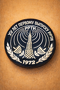 RRTI. Badge Marking the 15th Anniversary of the Institute First Graduating Class. 1972