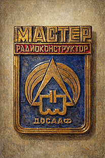 Master Radio Constructor Badge (DOSAAF)