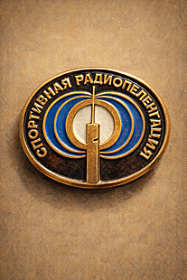 Soviet badge - Amateur Radio Direction Finding