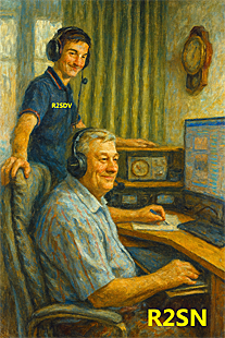 R2SN Gennadii Belonozhkin, R2SDV Dmitrii Belonozhkin