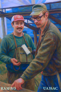 RA3FB/3 Zamotaev Alexandr, UA3SAC Bikbulatov Anatoly