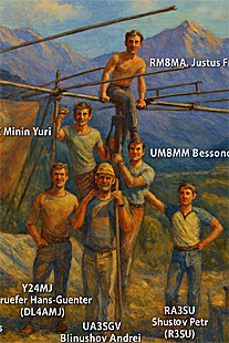 Ryazan-Kirgiz-Germany Expedition. 1989