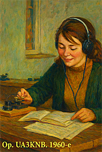 op. UA3KNB, Tarasova Galina. 1960-e