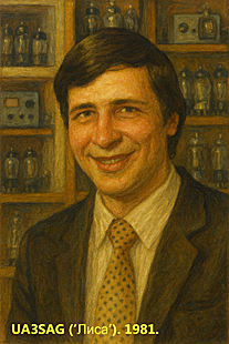 UA3SAG ('Лиса'), Lisicyn Nikolai. 1981
