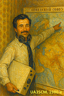 UA3SCM, Romanov Max. 1980