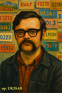 op. UK3SAB, QSL-buro, Chirkov Alexandr ('Boroda')